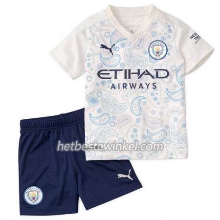 Manchester City Voetbaltenues Kind Third 2020/21 - SS (+ Korte broeken)